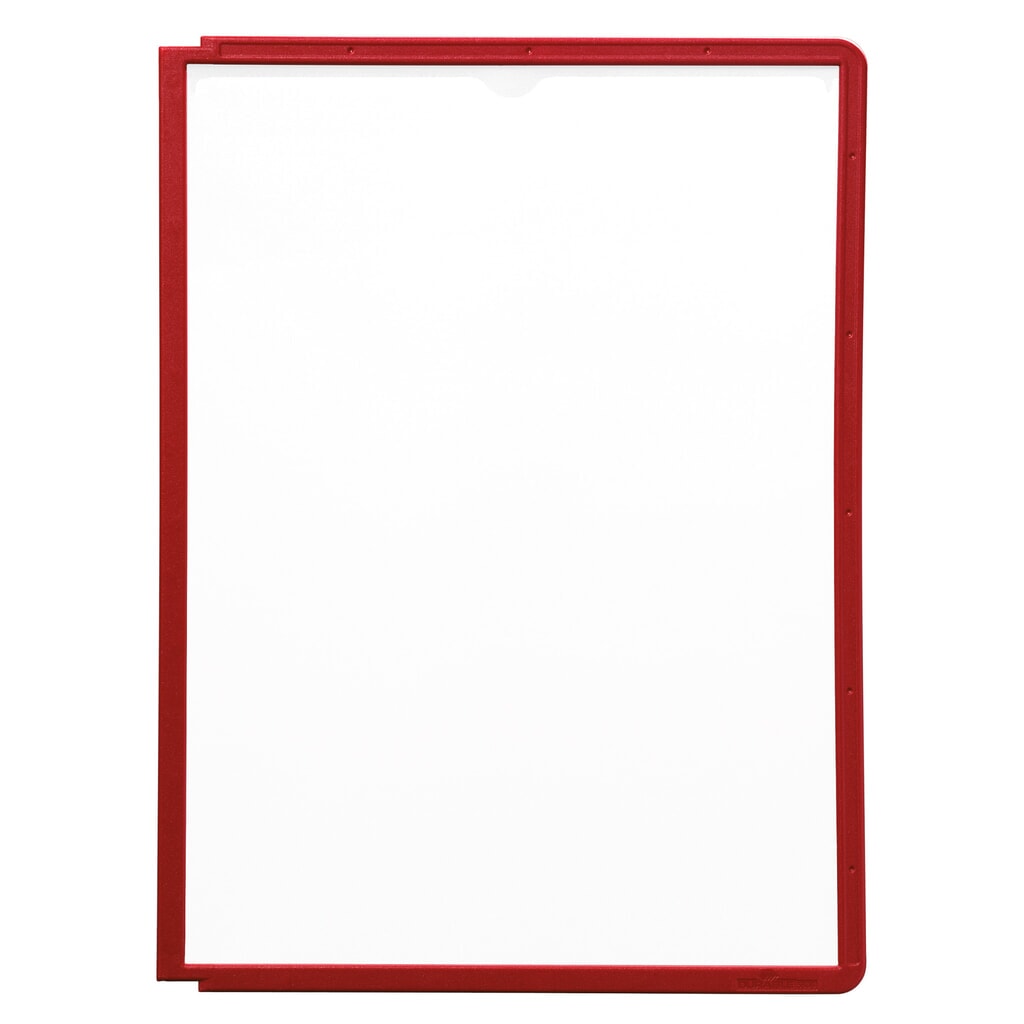 Pochettes transparentes Vario®, jeu de 10, rouge N° de l'image du produit 3 : Pochettes transparentes Vario®, jeu de 10, rouge