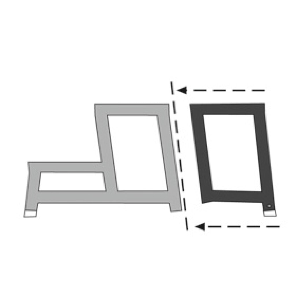 Podium de travail ZARGES, module B, hauteur de travail 400 mm N° de l'image du produit 2 : Podium de travail ZARGES, module B, hauteur de travail 400 mm
