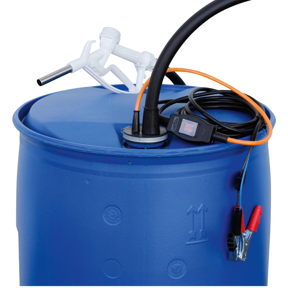 Illustration du produit: Pompe électrique CEMO combinée diesel/AdBlue®, commutateur + pince crocodiles