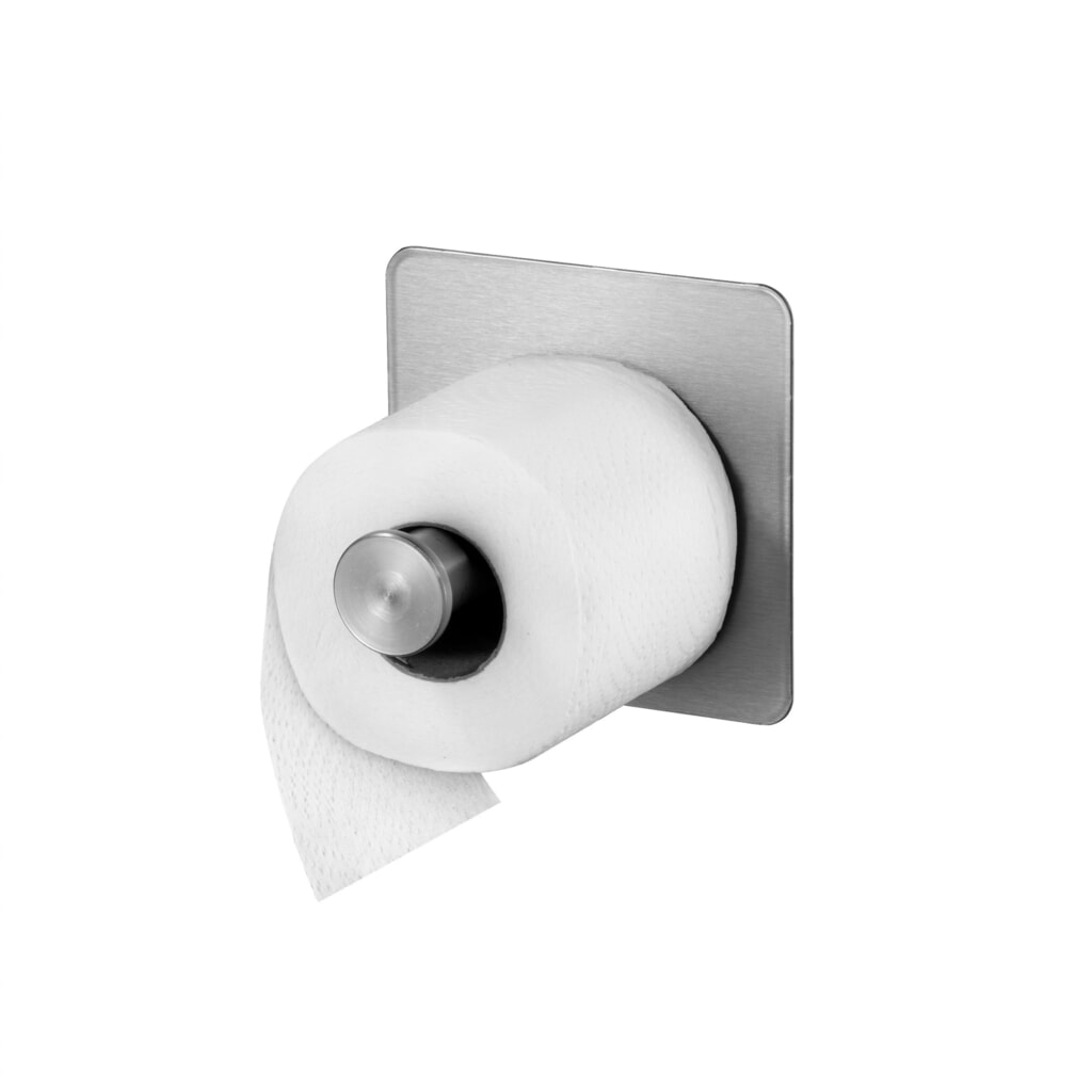 Porte-rouleau de réserve Air-Wolf en acier inoxydable brossé N° de l'image du produit 2 : Porte-rouleau de réserve Air-Wolf en acier inoxydable brossé
