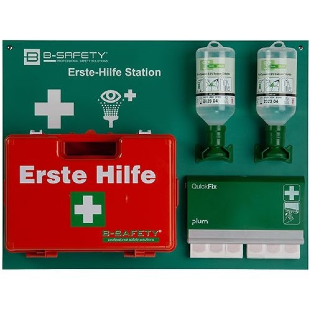 Illustration du produit: Poste de premiers secours B-Safety STANDARD No.1, avec remplissage ÖNORM Z 1020-1