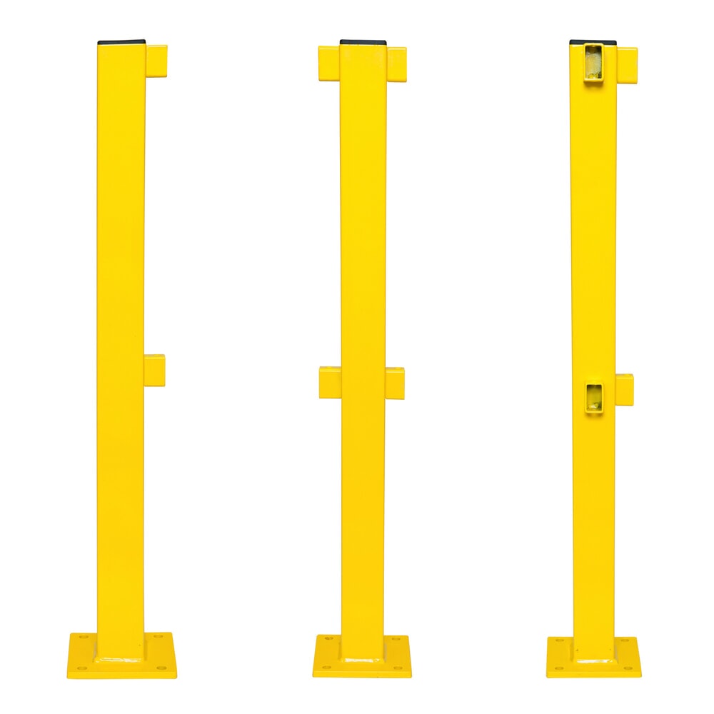 N° de l'image du produit 2 : Rambarde de protection S-Line, pour l’extérieur, poteau de départ/fin, hauteur 1 000 mm