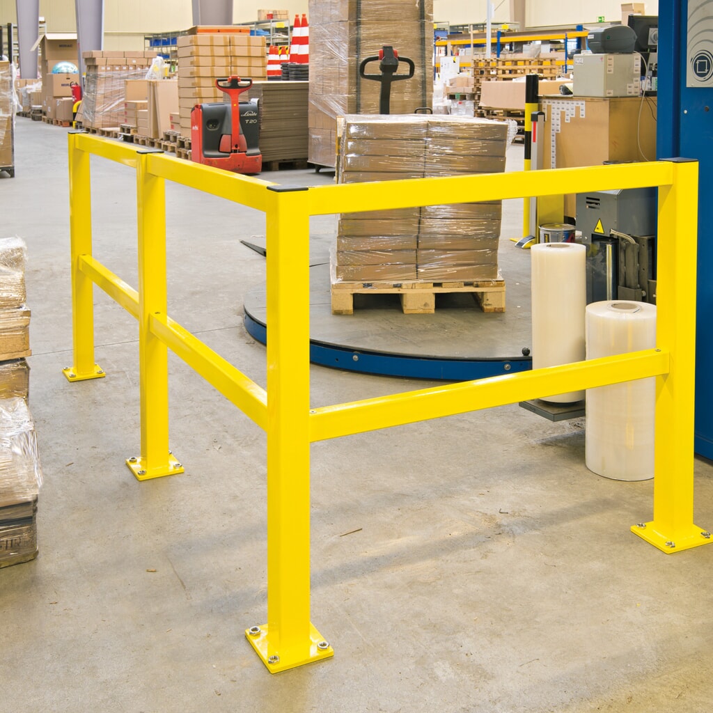 N° de l'image du produit 6 : Rambarde de protection S-Line, pour l’intérieur, poteau de départ/fin, hauteur 1 000 mm