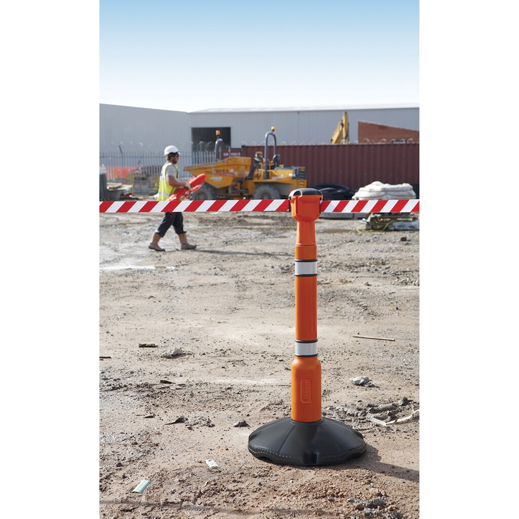 N° de l'image du produit 2 : Poteaux en plastique pour ruban de signalisation