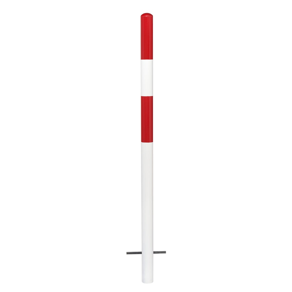Illustration du produit: Potelet MORAVIA MORION, fixe, tube rond Ø 60 mm, revêtement en plastique, à bétonner, sans œillet pour chaîne