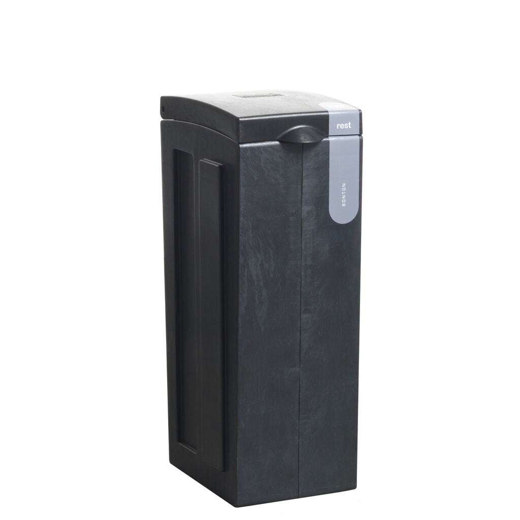 Poubelle à déchets généraux Original BON TON, en polypropylène 100 % recyclé, 70 litres, gris Illustration du produit: Poubelle à déchets généraux Original BON TON, en polypropylène 100 % recyclé, 70 litres, gris