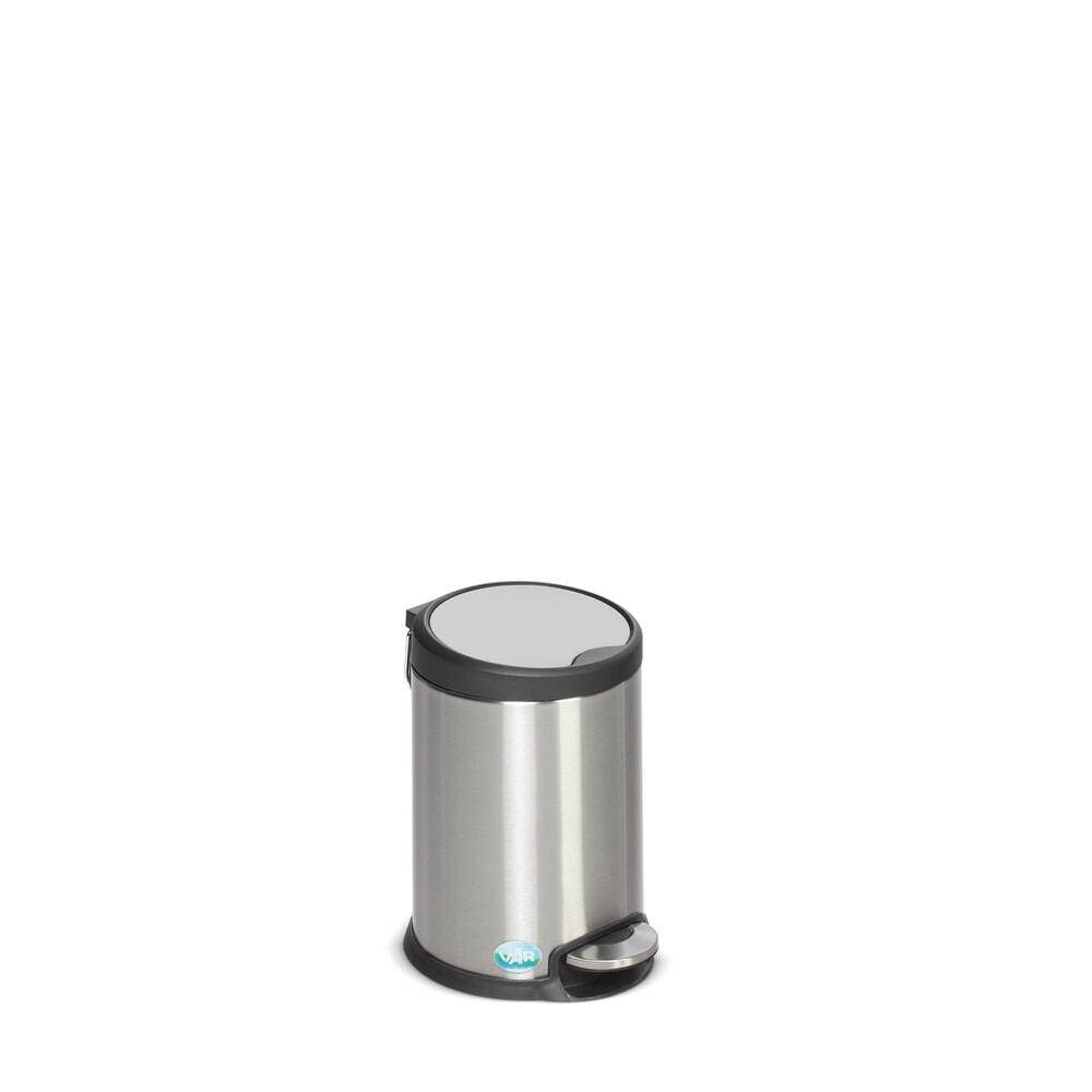 Illustration du produit: Poubelle à pédale en acier inoxydable, 3 litres, mate