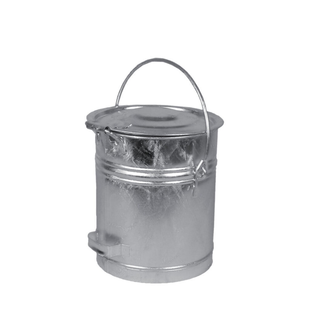 RENNER Poubelle en tôle d’acier, 20 litres, galvanisée à chaud Illustration du produit: RENNER Poubelle en tôle d’acier, 20 litres, galvanisée à chaud