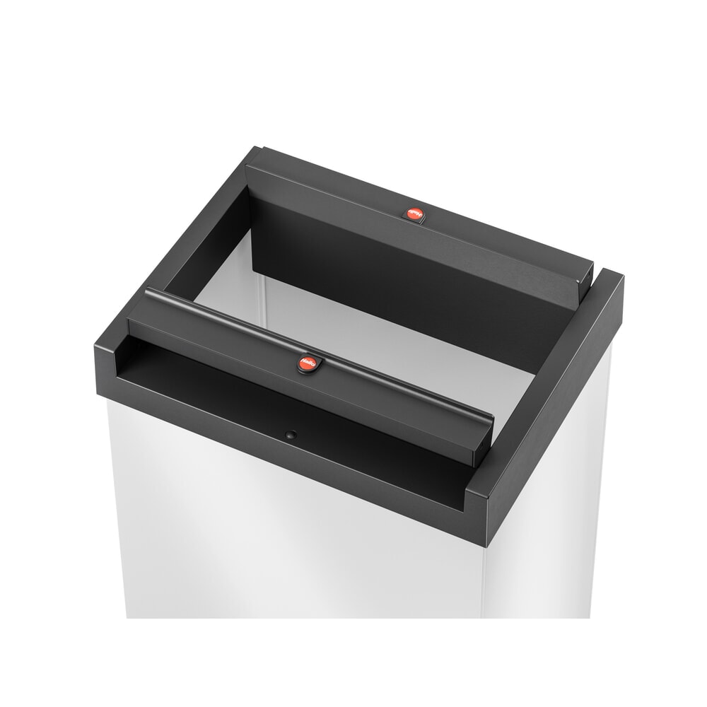N° de l'image du produit 2 : Poubelle Hailo Big-Box Swing, 40 litres, blanc