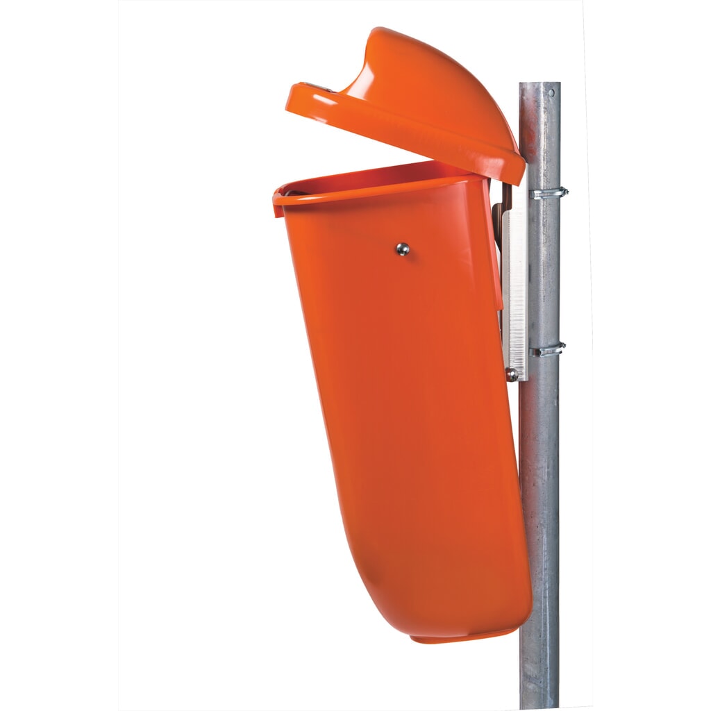 Poubelle d’extérieur, plastique, 50 litres, verte N° de l'image du produit 3 : Poubelle d’extérieur, plastique, 50 litres, verte