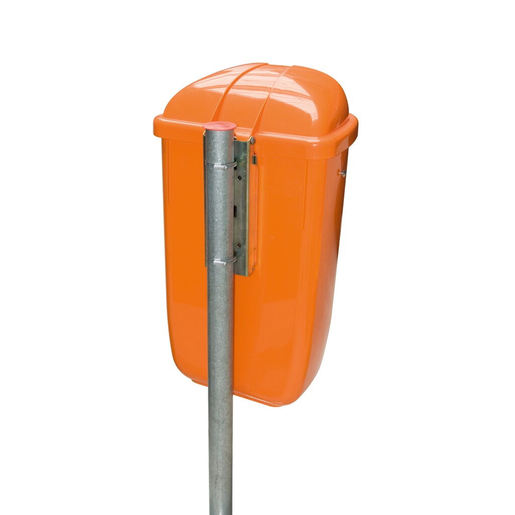 Poubelle d’extérieur, plastique, 50 litres, verte N° de l'image du produit 2 : Poubelle d’extérieur, plastique, 50 litres, verte