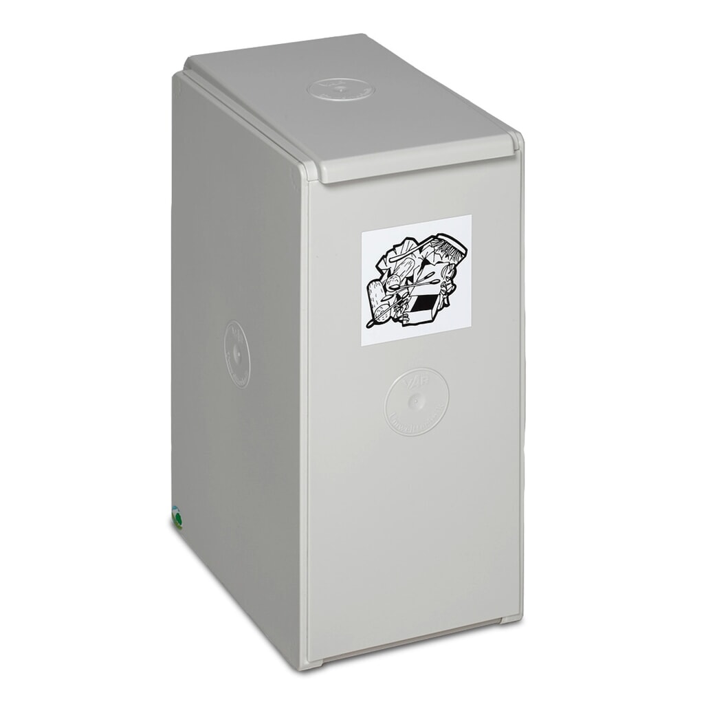 Illustration du produit: Collecteur de déchets VAR®, 40 litres, couvercle gris clair