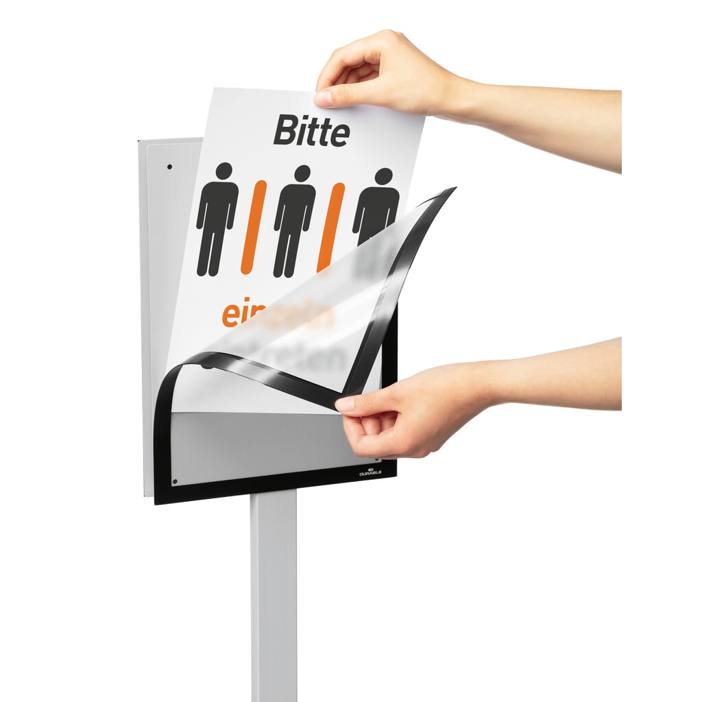 Présentoir au sol INFO STAND Basic DURABLE, DIN A4 N° de l'image du produit 2 : Présentoir au sol INFO STAND Basic DURABLE, DIN A4