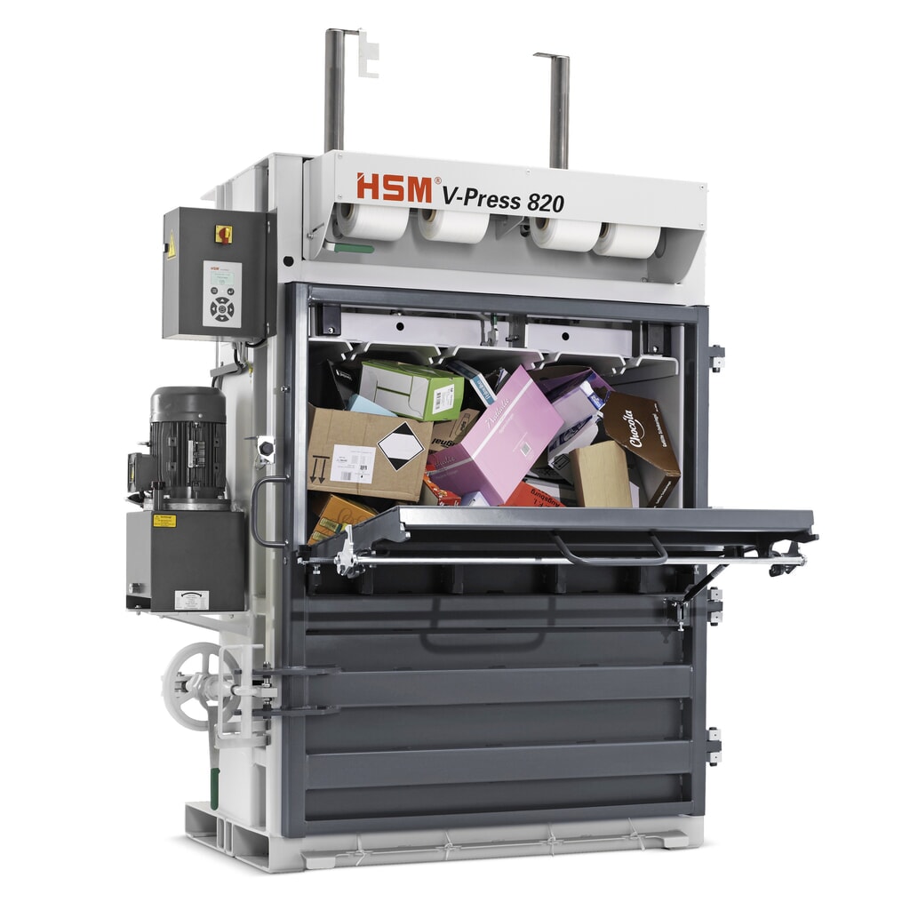 N° de l'image du produit 2 : Presse à balles automatique HSM® V-Press 820 plus