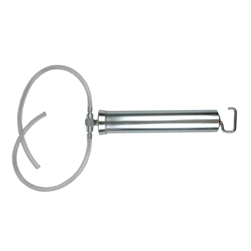 Illustration du produit: Presse d'aspiration et de remplissage SFP 500 de SAMOA, double soupape et 2 flexibles y compris