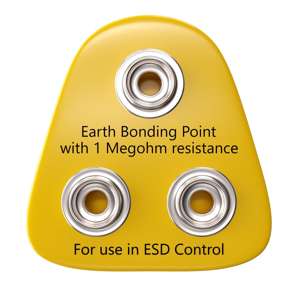 N° de l'image du produit 2 : Prise de terre ESD pour tapis de travail NoTrax Anti-Stat POP™/High Tech POP™