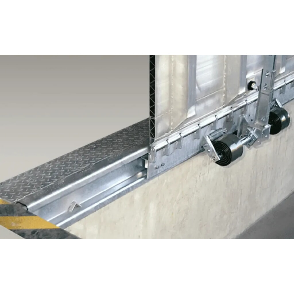 N° de l'image du produit 2 : Rail de guidage pour ponts basculants, assisté par ressort, avec protection antichute, galvanisé