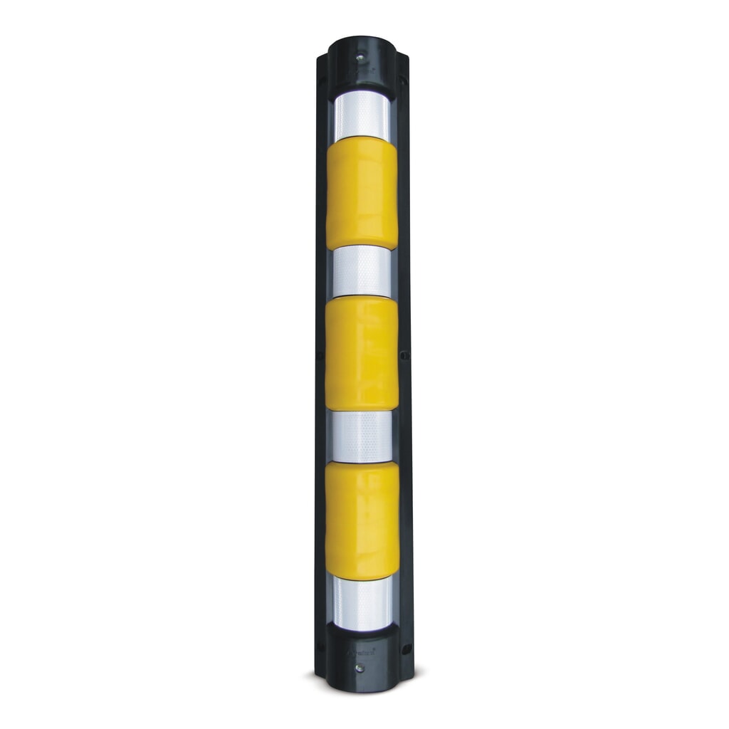 Rail de protection des angles, réfléchissant, longueur de 900 mm Illustration du produit: Rail de protection des angles, réfléchissant, longueur de 900 mm