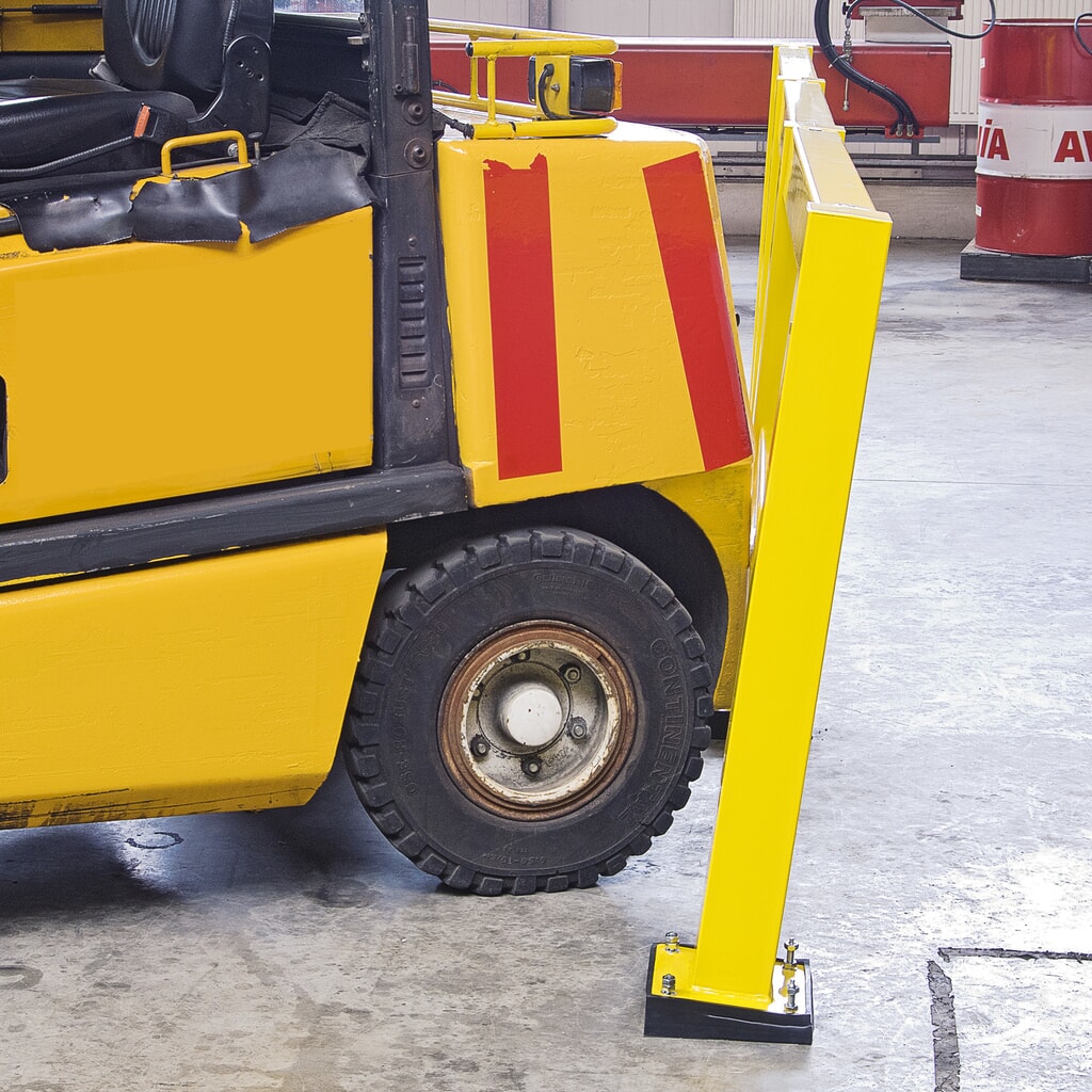 N° de l'image du produit 2 : Rambarde de protection, pour l’extérieur, poteau de départ/fin, hauteur 1 000 mm