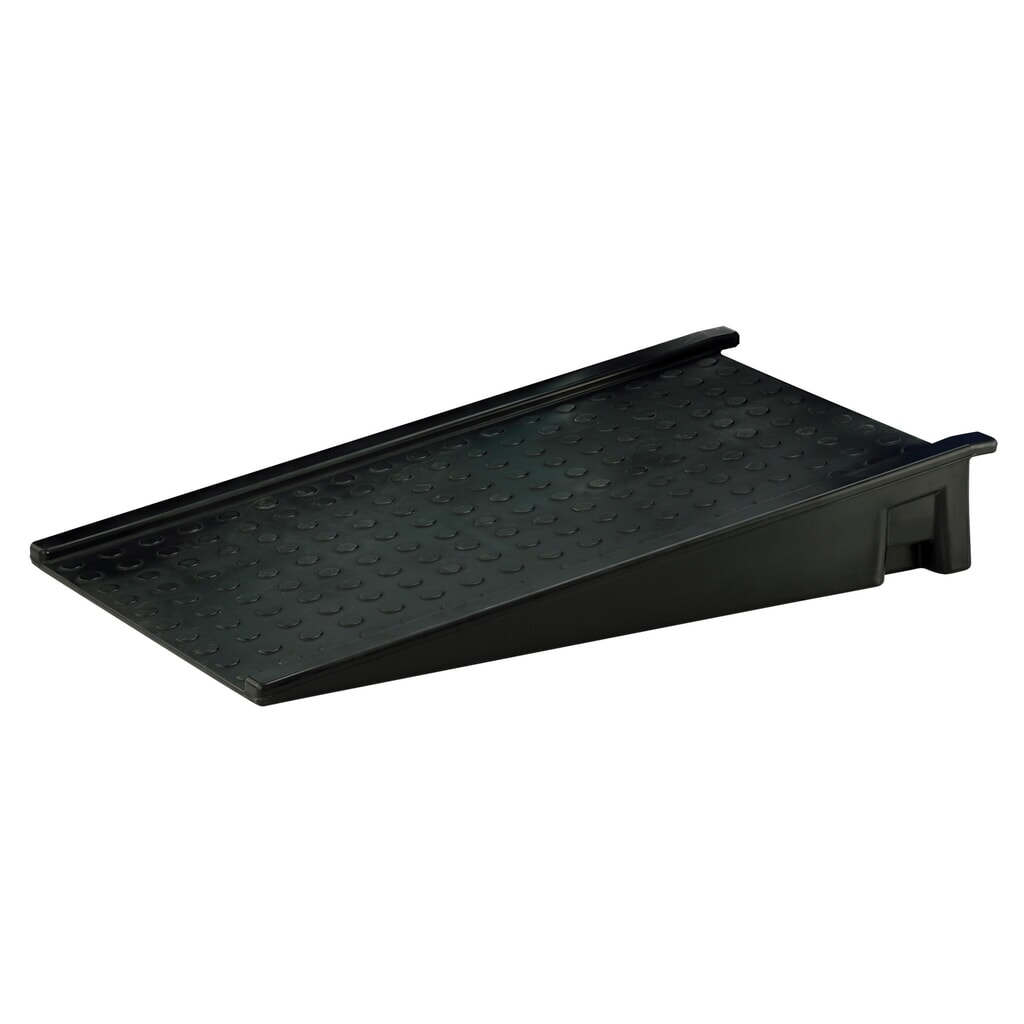 Rampe d’accès pour bac labo modulaire CEMO en PE pour le stockage de petits contenants Illustration du produit: Rampe d’accès pour bac labo modulaire CEMO en PE pour le stockage de petits contenants