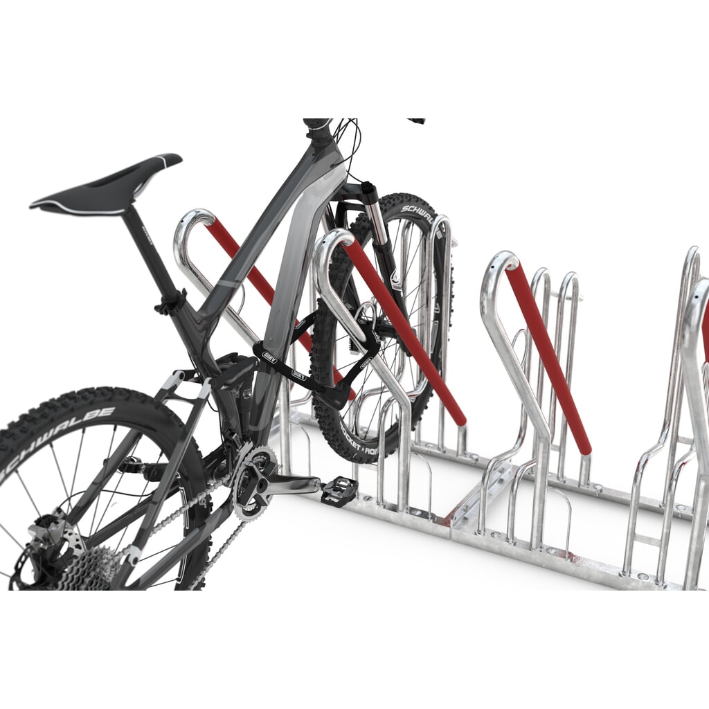 Range-vélo avec Dispositif d'accrochage, 1 face, 6 places de parking N° de l'image du produit 3 : Range-vélo avec Dispositif d'accrochage, 1 face, 6 places de parking