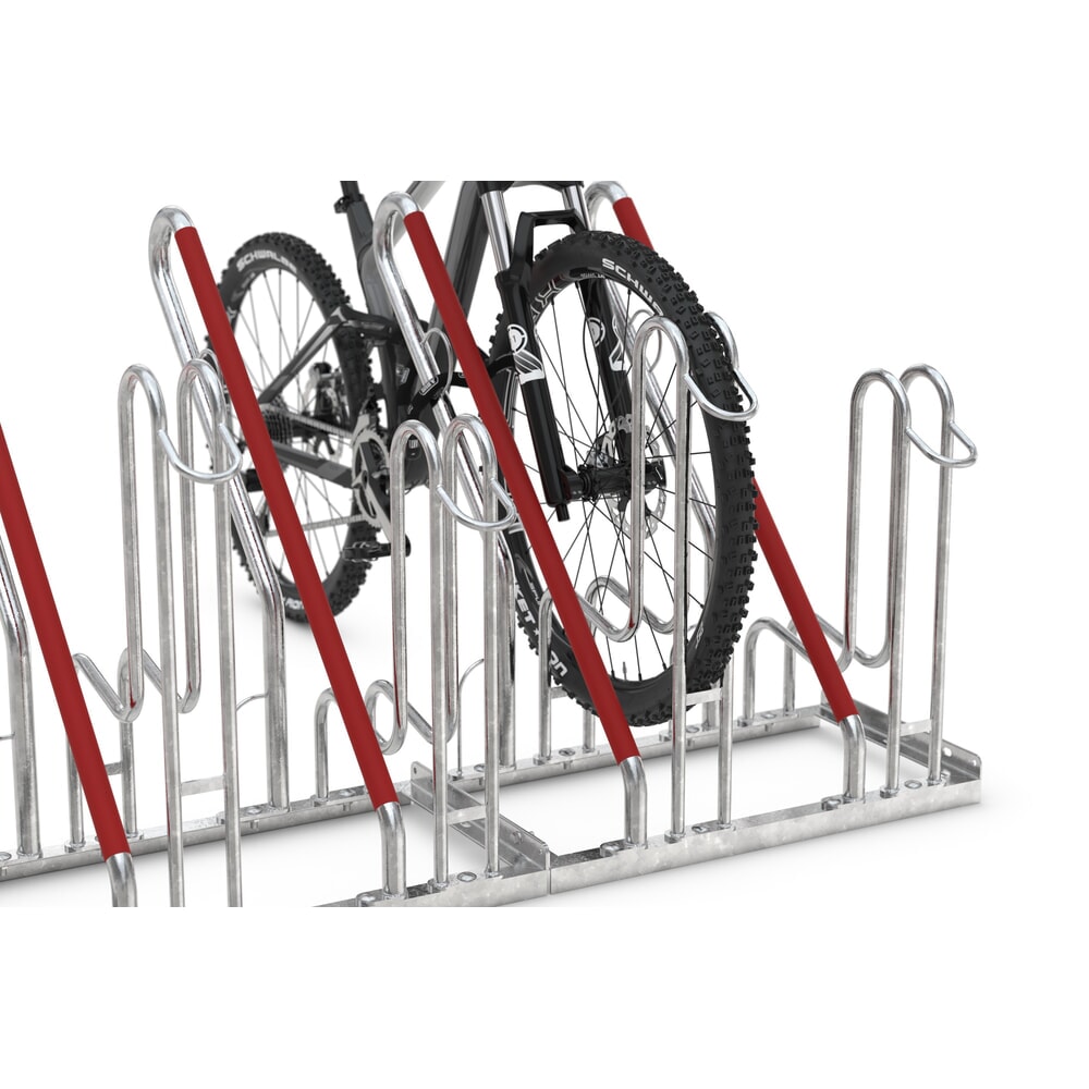 N° de l'image du produit 4 : Range-vélo avec Dispositif d'accrochage, 1 face, 4 places de parking