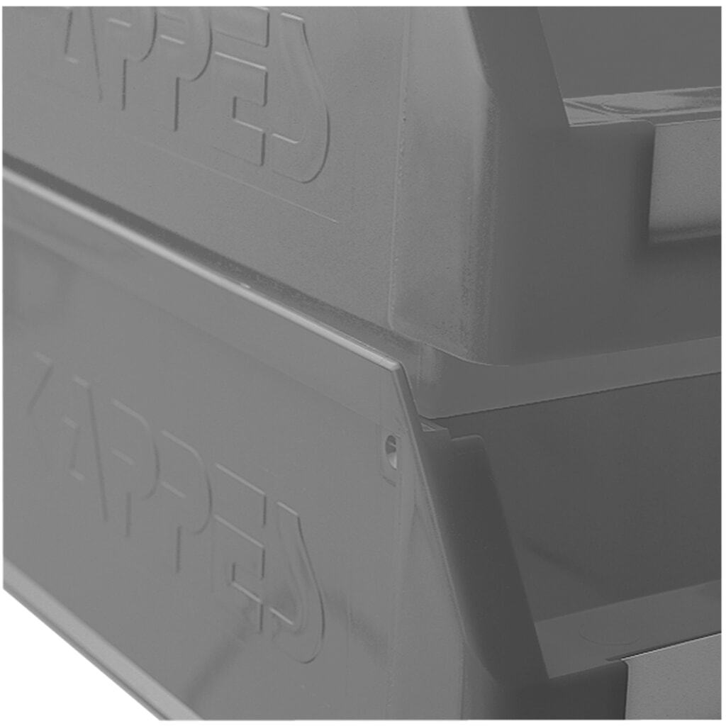 N° de l'image du produit 2 : Bac à bec Kappes RasterPlan®, haut. x larg. x prof. 45 x 105 x 85 mm, gris