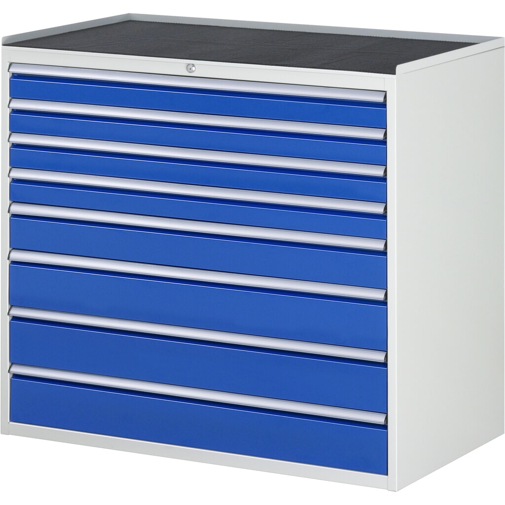 RAU Armoire à tiroirs série 7000, HxlxP 1 035 x 1 145 x 650 mm, avec 8 tiroirs taille XXL, face supérieure en métal Illustration du produit: RAU Armoire à tiroirs série 7000, HxlxP 1 035 x 1 145 x 650 mm, avec 8 tiroirs taille XXL, face supérieure en métal