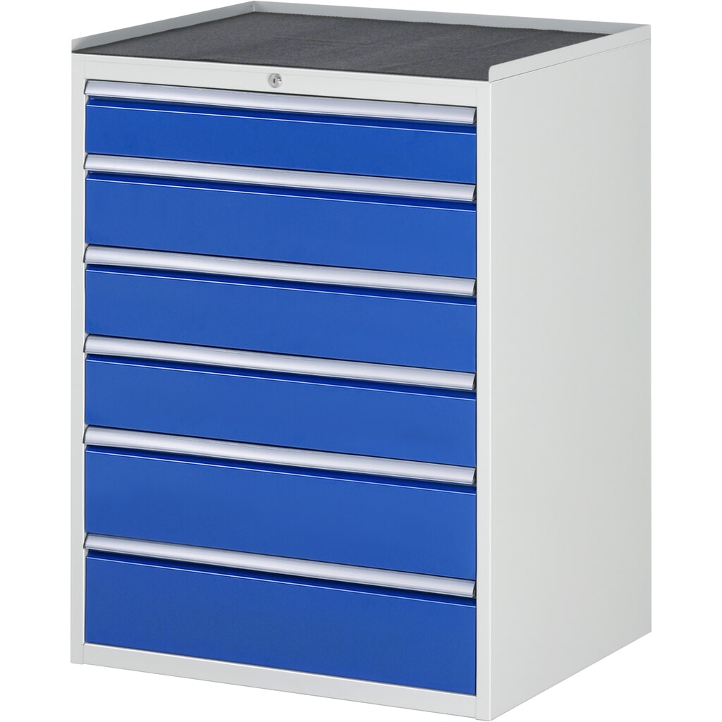 RAU Armoire à tiroirs série 7000, HxlxP 1 035 x 770 x 650 mm, avec 6 tiroirs taille XL, face supérieure en métal Illustration du produit: RAU Armoire à tiroirs série 7000, HxlxP 1 035 x 770 x 650 mm, avec 6 tiroirs taille XL, face supérieure en métal