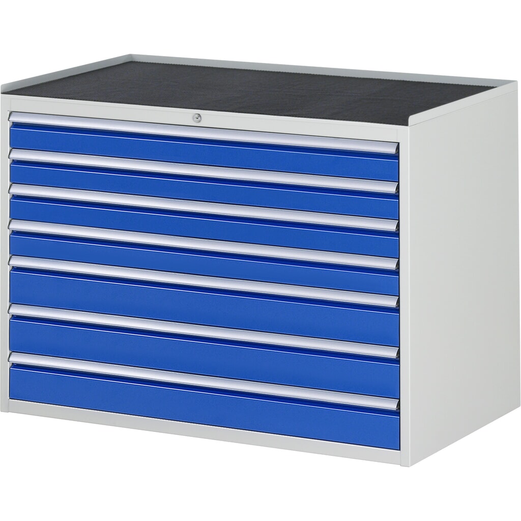RAU Armoire à tiroirs Série 7000, HxlxP 825 x 1 145 x 650 mm, 7 tiroirs 4 x 90, 3 x 120 mm, plan de travail en métal Illustration du produit: RAU Armoire à tiroirs Série 7000, HxlxP 825 x 1 145 x 650 mm, 7 tiroirs 4 x 90, 3 x 120 mm, plan de travail en métal