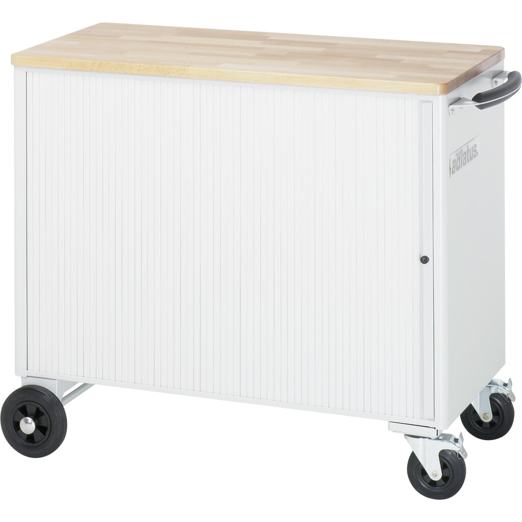 N° de l'image du produit 4 : RAU Chariot pour outils série adlatus, HxLxP 890 x 1 025 x 520 mm, 6 tiroirs 4 x 40, 1 x 105, 1 x 130 mm, Plan de travail en hêtre