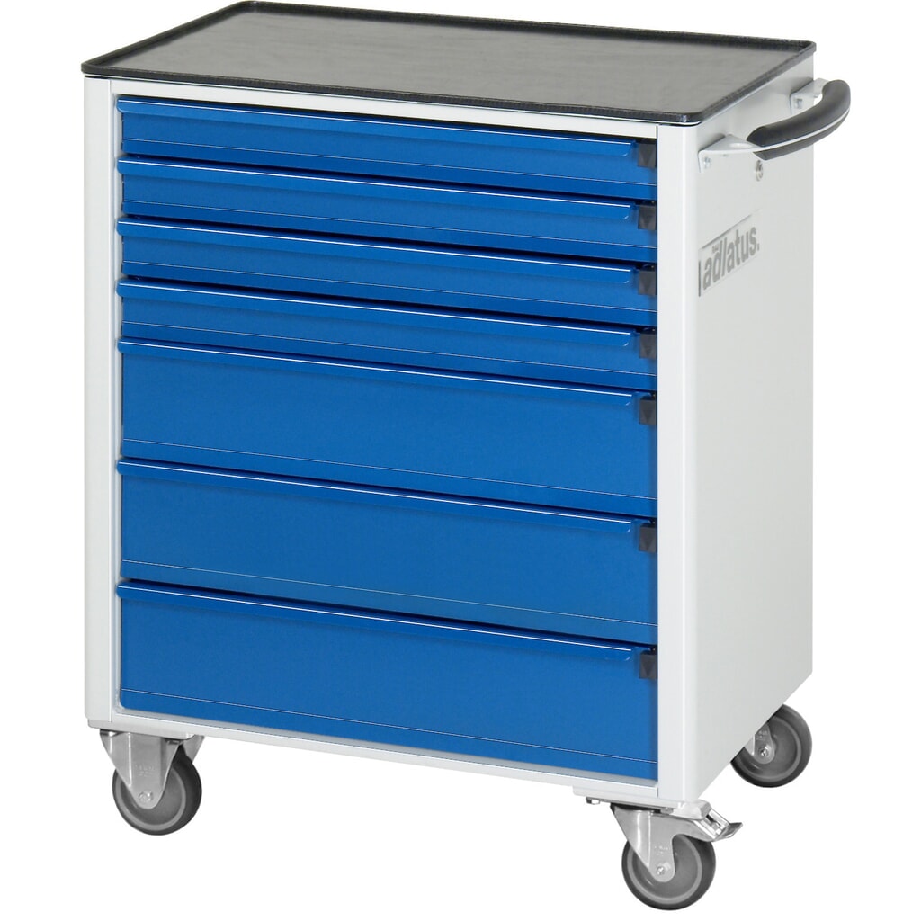 RAU Chariot pour outils série adlatus 700, HxLxP 860 x 700 x 510 mm, 7 tiroirs 4 x 130, 3 x 260 mm, Plan de travail en métal N° de l'image du produit 2 : RAU Chariot pour outils série adlatus 700, HxLxP 860 x 700 x 510 mm, 7 tiroirs 4 x 130, 3 x 260 mm, Plan de travail en métal