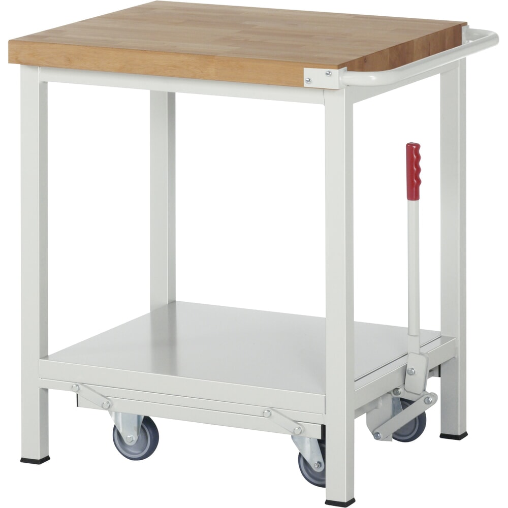 N° de l'image du produit 1 : RAU Établi avec rouleur abaissable série 8000, HxlxP 880 x 750 x 700 mm, avec tablette