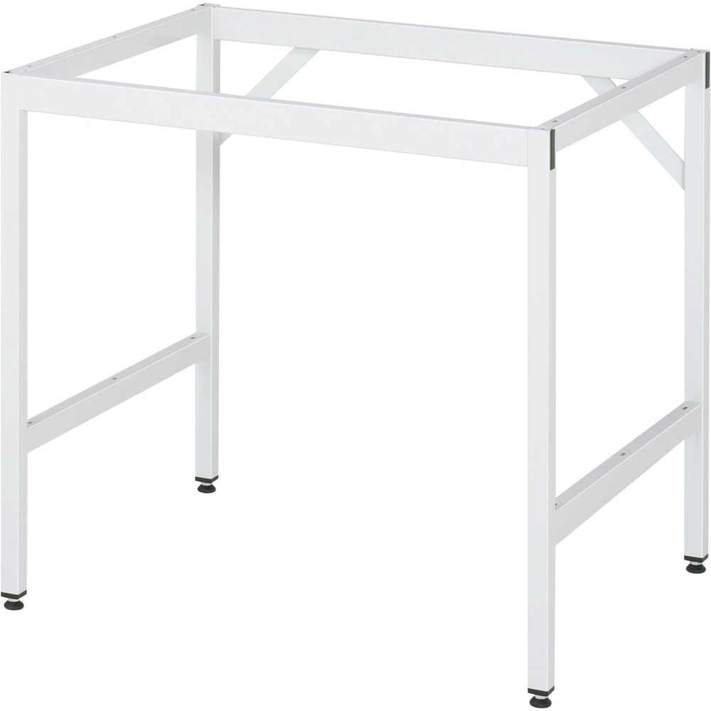 N° de l'image du produit 4 : RAU Établi réglable en hauteur série JERRY, HxlxP 800-850 x 1 000 x 1 000 mm, Plan de travail en hêtre massif