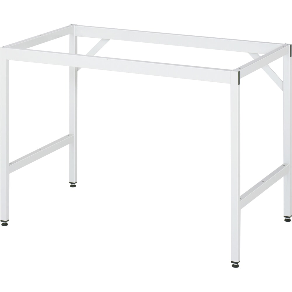 N° de l'image du produit 3 : RAU Établi réglable en hauteur série JERRY, HxlxP 800-850 x 1 250 x 1 000 mm, Plan de travail avec revêtement universel / linoléum