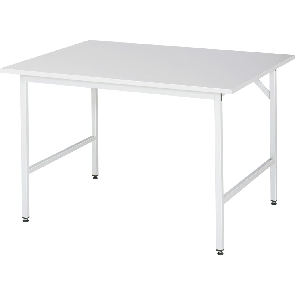 RAU Établi réglable en hauteur série JERRY, HxlxP 800-850 x 1 250 x 1 000 mm, Plan de travail avec revêtement mélaminé EGB N° de l'image du produit 1 : RAU Établi réglable en hauteur série JERRY, HxlxP 800-850 x 1 250 x 1 000 mm, Plan de travail avec revêtement mélaminé EGB