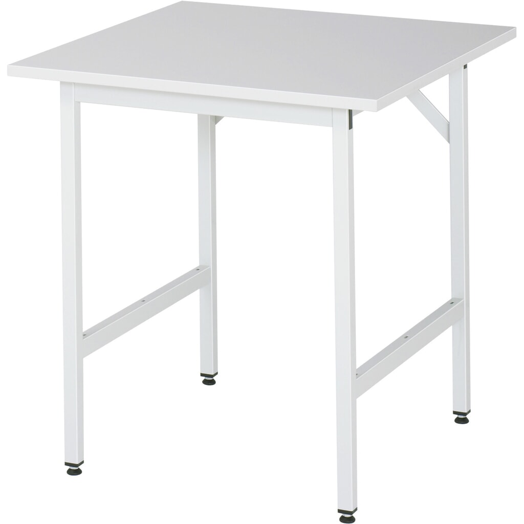 RAU Établi réglable en hauteur série JERRY, HxlxP 800-850 x 750 x 800 mm, Plan de travail avec revêtement mélaminé EGB N° de l'image du produit 1 : RAU Établi réglable en hauteur série JERRY, HxlxP 800-850 x 750 x 800 mm, Plan de travail avec revêtement mélaminé EGB