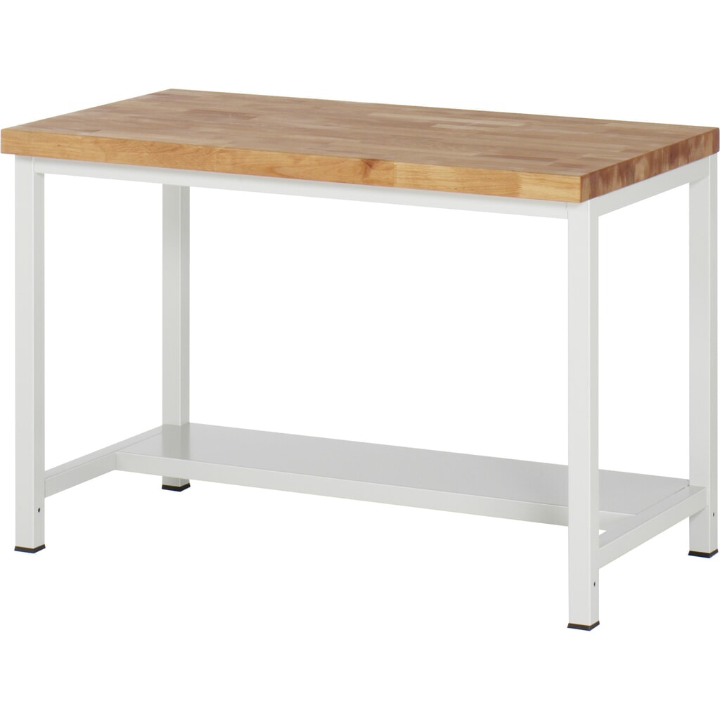 RAU établi pour charges lourdes série 8000, 1 tablette, profondeur 320 mm, H x l x P 840‑1 040 mm x 1250 mm x 900 mm Illustration du produit: RAU établi pour charges lourdes série 8000, 1 tablette, profondeur 320 mm, H x l x P 840‑1 040 mm x 1250 mm x 900 mm