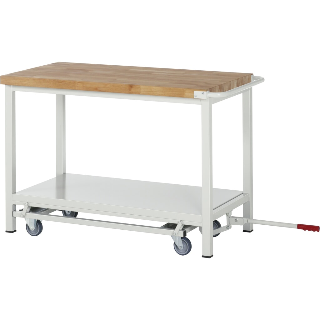 RAU Établi avec châssis série 8000, HxlxP 880 x 2 000 x 700 mm, 1 triple caisson sous plateau, avec 12 tiroirs N° de l'image du produit 7 : RAU Établi avec châssis série 8000, HxlxP 880 x 2 000 x 700 mm, 1 triple caisson sous plateau, avec 12 tiroirs