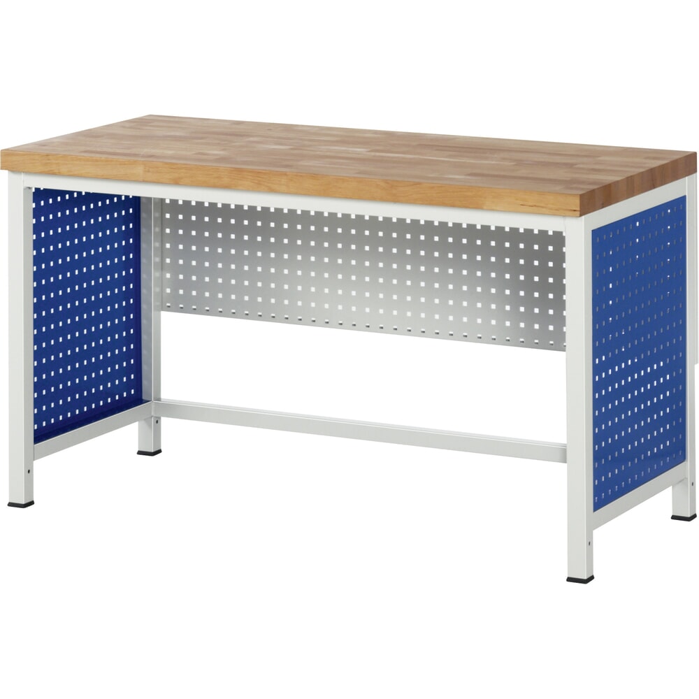 Illustration du produit: RAU Panneau perforé latéral pour pied d'établi 8000, HxlxP 620 x 760 x 2 mm