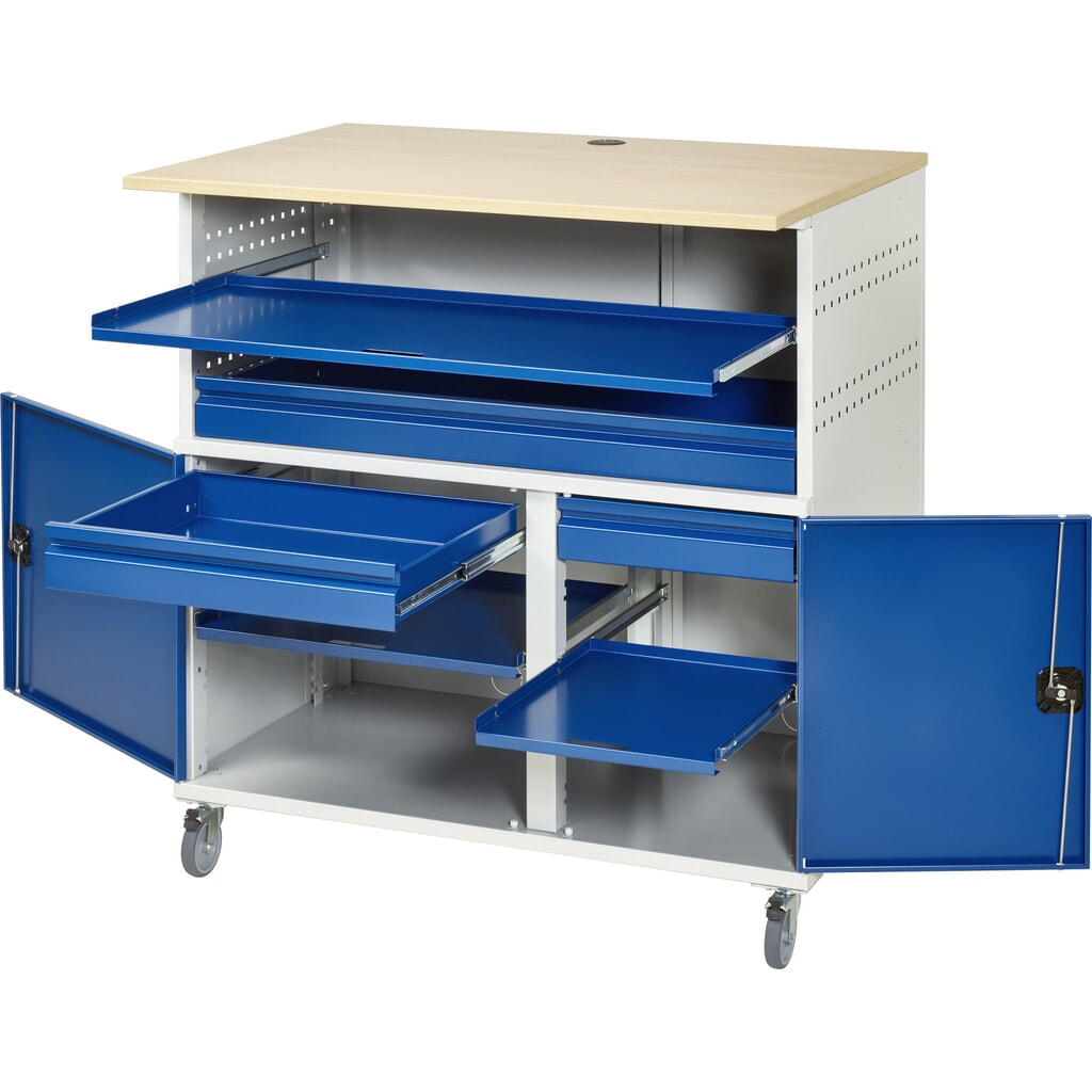 RAU Poste informatique avec boîtier d'écran, mobile N° de l'image du produit 6 : RAU Poste informatique avec boîtier d'écran, mobile