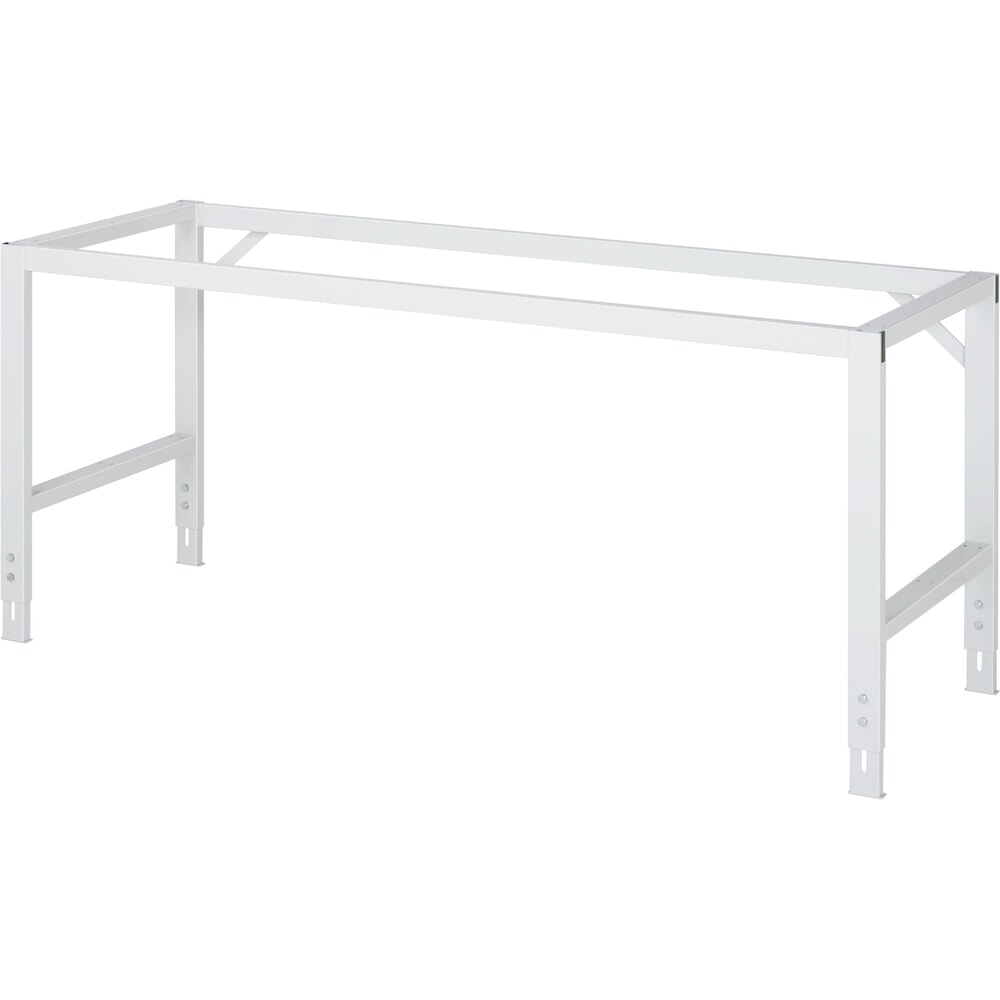 N° de l'image du produit 3 : RAU Table pour poste de travail réglable en hauteur série TOM, HxlxP 760-1 080 x 2 000 x 1 000 mm, plan de travail en tôle d’acier inoxydable