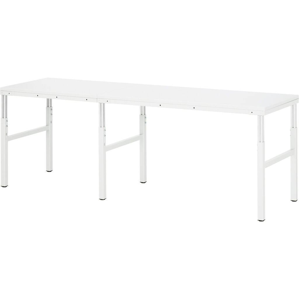 N° de l'image du produit 3 : RAU Table de travail Série E, HxlxP 650-1 000 x 700 x 500 mm, plan de travail avec revêtement en mélamine EGB