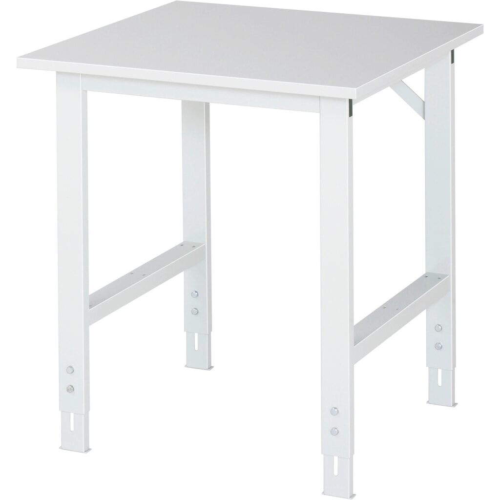 RAU Table pour poste de travail réglable en hauteur série TOM, HxlxP 760-1 080 x 750 x 800 mm, plan de travail mélaminé Illustration du produit: RAU Table pour poste de travail réglable en hauteur série TOM, HxlxP 760-1 080 x 750 x 800 mm, plan de travail mélaminé