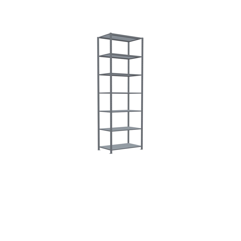 SCHULTE Rayonnage à tablettes galvanisé, charge par tablette 330 kg, HxlxP 3 000 x 1 060 x 636 mm N° de l'image du produit 2 : SCHULTE Rayonnage à tablettes galvanisé, charge par tablette 330 kg, HxlxP 3 000 x 1 060 x 636 mm