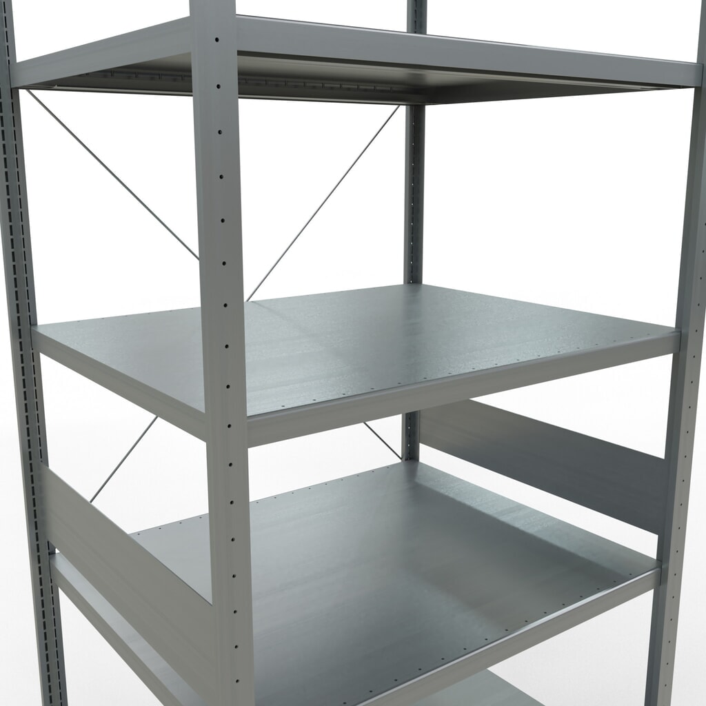N° de l'image du produit 5 : SCHULTE Rayonnage à tablettes galvanisé, charge par tablette 330 kg, HxlxP 3 000 x 1 060 x 836 mm