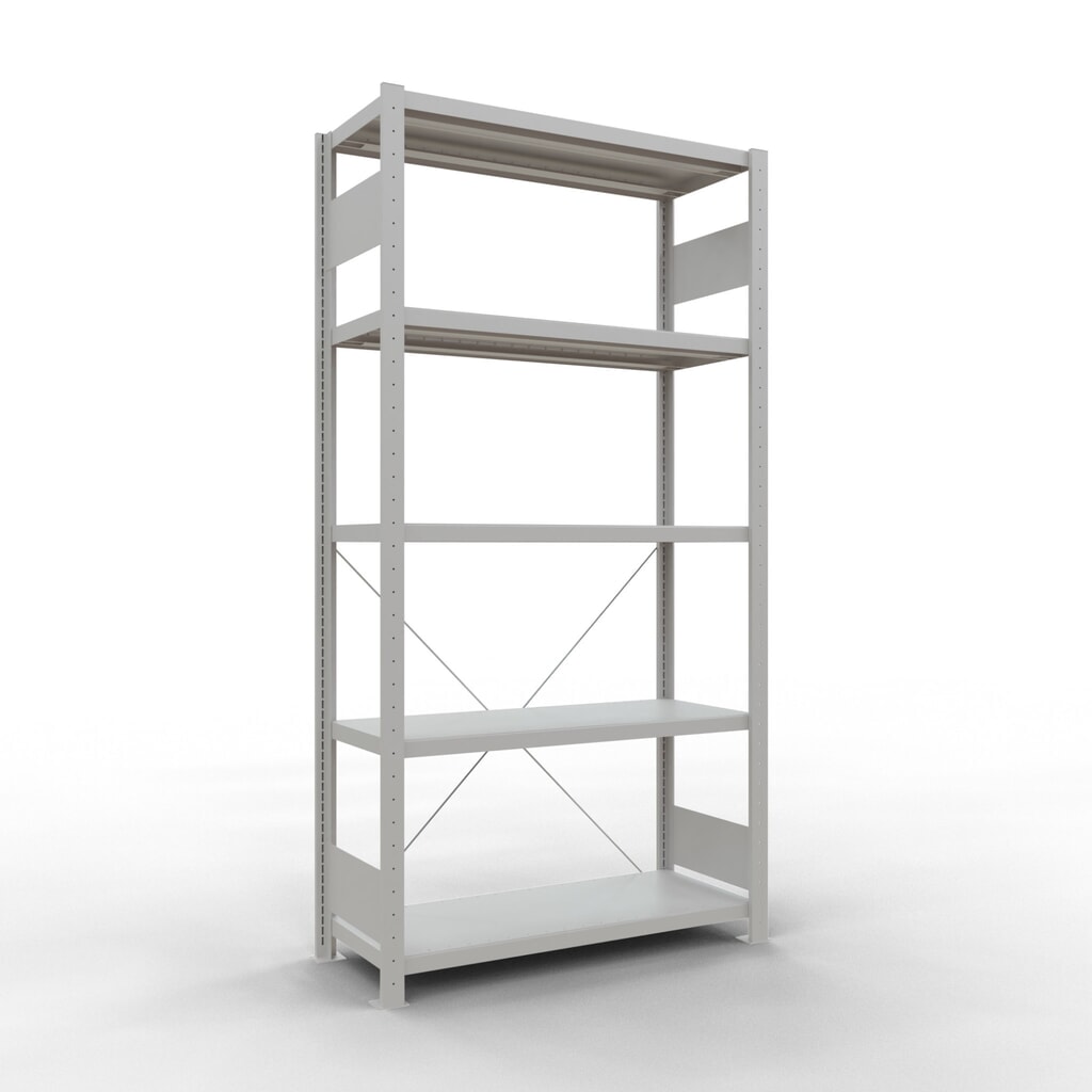 SCHULTE Rayonnage à tablettes gris clair avec 5 tablettes en tôle d’acier, charge par tablette 330 kg, HxlxP 2 000 x 1 060 x 436 mm Illustration du produit: SCHULTE Rayonnage à tablettes gris clair avec 5 tablettes en tôle d’acier, charge par tablette 330 kg, HxlxP 2 000 x 1 060 x 436 mm