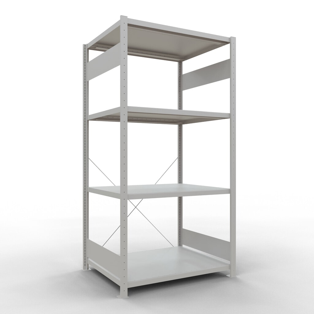 SCHULTE Rayonnage à tablettes gris clair avec 5 tablettes en tôle d’acier, charge par tablette 330 kg, HxlxP 2 000 x 1 060 x 836 mm Illustration du produit: SCHULTE Rayonnage à tablettes gris clair avec 5 tablettes en tôle d’acier, charge par tablette 330 kg, HxlxP 2 000 x 1 060 x 836 mm