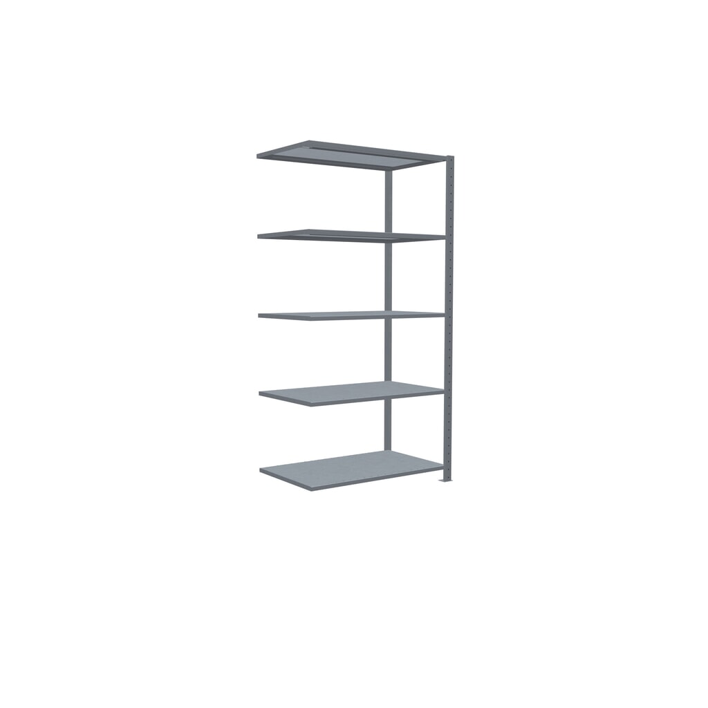 N° de l'image du produit 2 : Rayonnage à tablettes SCHULTE, système enfichable, travée auxiliaire, CT 150 kg, galvanisé, H x l x P 2 000 x 1 000 x 600 mm