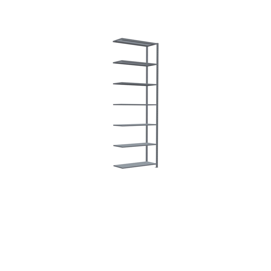 N° de l'image du produit 2 : Rayonnage à tablettes SCHULTE, système à emboîter, travée auxiliaire, charge par tablette 330 kg, galvanisé, HxlxP 3000 x 1000 x 400 mm